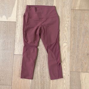 Alo leggings dusty pink size S
